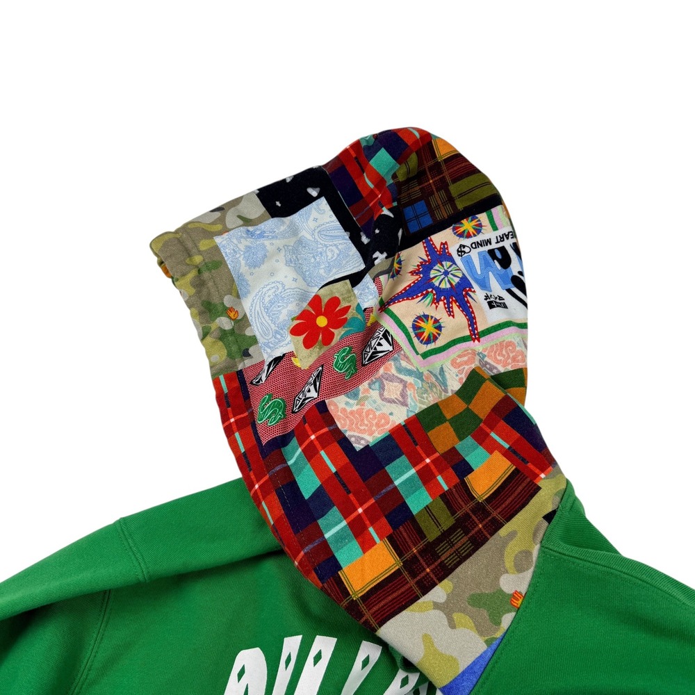 Billionaire Boys Club Green Astronaut Patchwork Hoodie Men's Size XXL - Picture 5 of 10